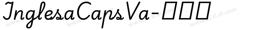 InglesaCapsVa字体转换