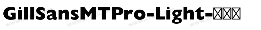 GillSansMTPro-Light字体转换
