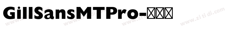GillSansMTPro字体转换