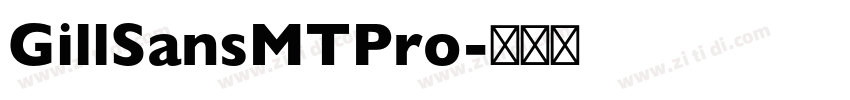 GillSansMTPro字体转换
