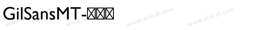 GilSansMT字体转换 GilSansMT字体转换