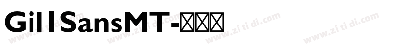 Gil1SansMT字体转换