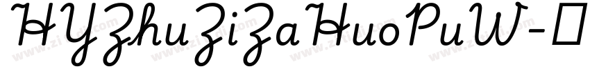 HYZhuZiZaHuoPuW字体转换