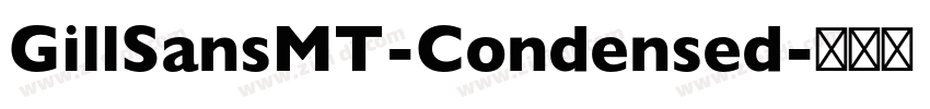 GillSansMT-Condensed字体转换