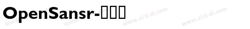 OpenSansr字体转换 OpenSansr字体转换