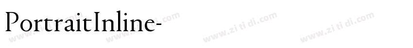 PortraitInline字体转换