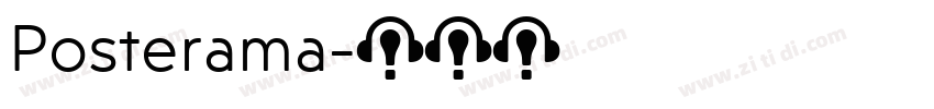 Posterama字体转换