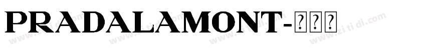 PradaLamont字体转换