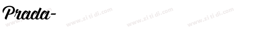Prada字体转换