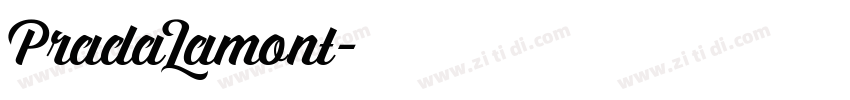 PradaLamont字体转换