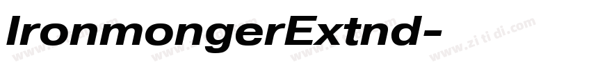 IronmongerExtnd字体转换 IronmongerExtnd字体转换