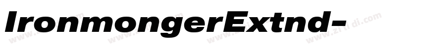 IronmongerExtnd字体转换 IronmongerExtnd字体转换