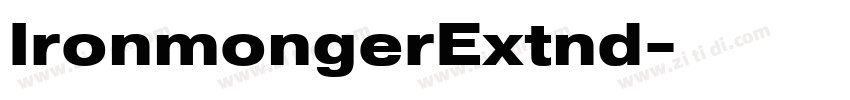 IronmongerExtnd字体转换 IronmongerExtnd字体转换