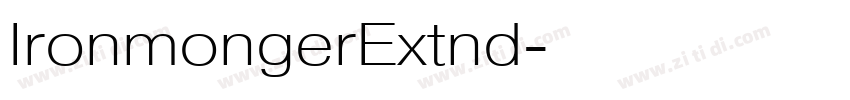 IronmongerExtnd字体转换 IronmongerExtnd字体转换