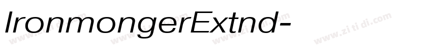 IronmongerExtnd字体转换 IronmongerExtnd字体转换