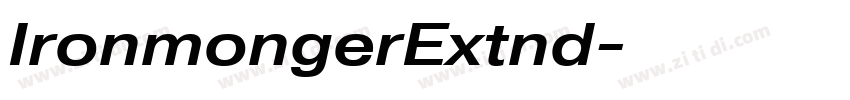 IronmongerExtnd字体转换 IronmongerExtnd字体转换