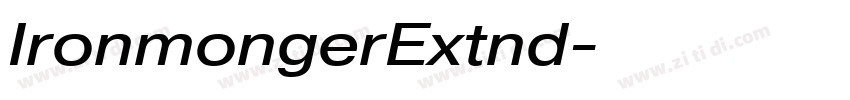 IronmongerExtnd字体转换 IronmongerExtnd字体转换