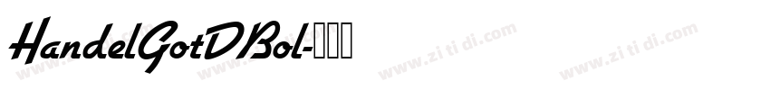 HandelGotDBol字体转换