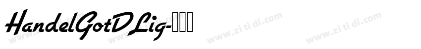 HandelGotDLig字体转换