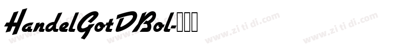 HandelGotDBol字体转换