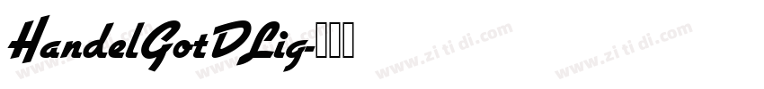 HandelGotDLig字体转换