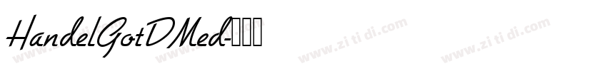 HandelGotDMed字体转换
