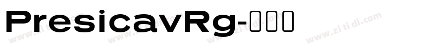 PresicavRg字体转换