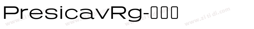 PresicavRg字体转换