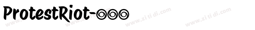 ProtestRiot字体转换