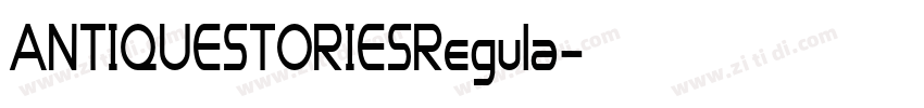 ANTIQUESTORIESRegula字体转换 ANTIQUESTORIESRegula字体转换