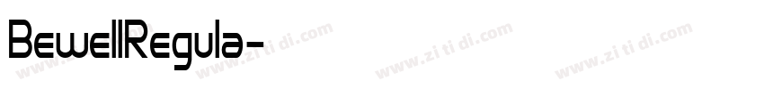 BewellRegula字体转换