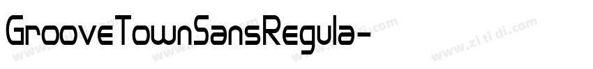 GrooveTownSansRegula字体转换