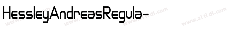 HessleyAndreasRegula字体转换