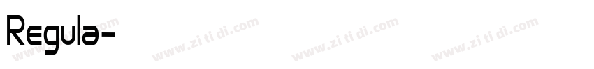 Regula字体转换
