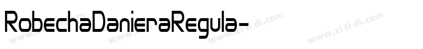 RobechaDanieraRegula字体转换 RobechaDanieraRegula字体转换