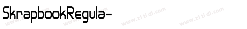 SkrapbookRegula字体转换