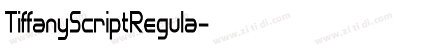 TiffanyScriptRegula字体转换 TiffanyScriptRegula字体转换