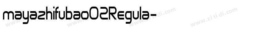 mayazhifubao02Regula字体转换