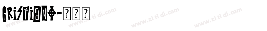cristiano字体转换