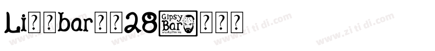 Li般若bar从的28字体转换