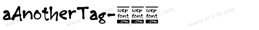 aAnotherTag字体转换