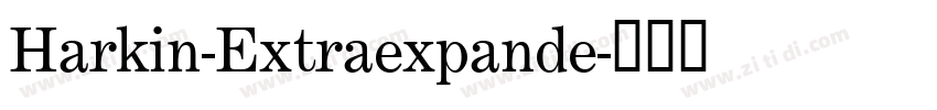 Harkin-Extraexpande字体转换