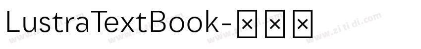 LustraTextBook字体转换