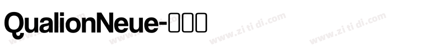 QualionNeue字体转换