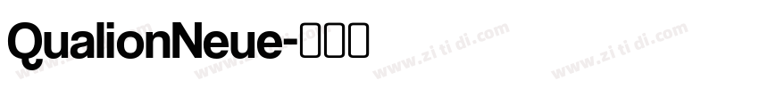QualionNeue字体转换
