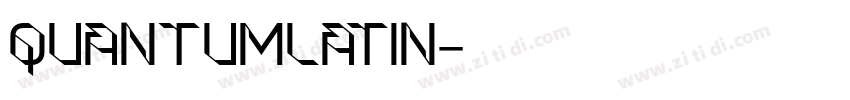 QuantumLatin字体转换