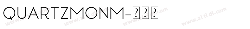 QuartzMonM字体转换