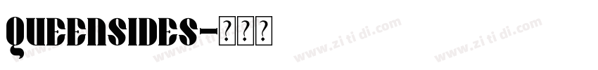 Queensides字体转换