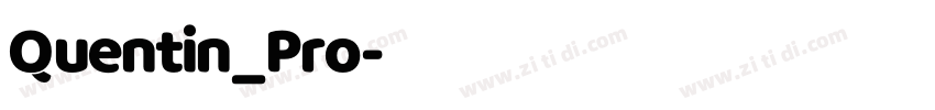 Quentin_Pro字体转换