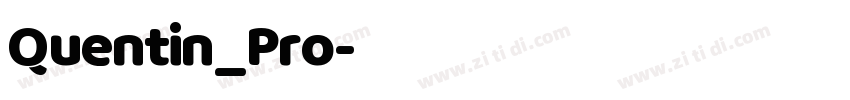 Quentin_Pro字体转换